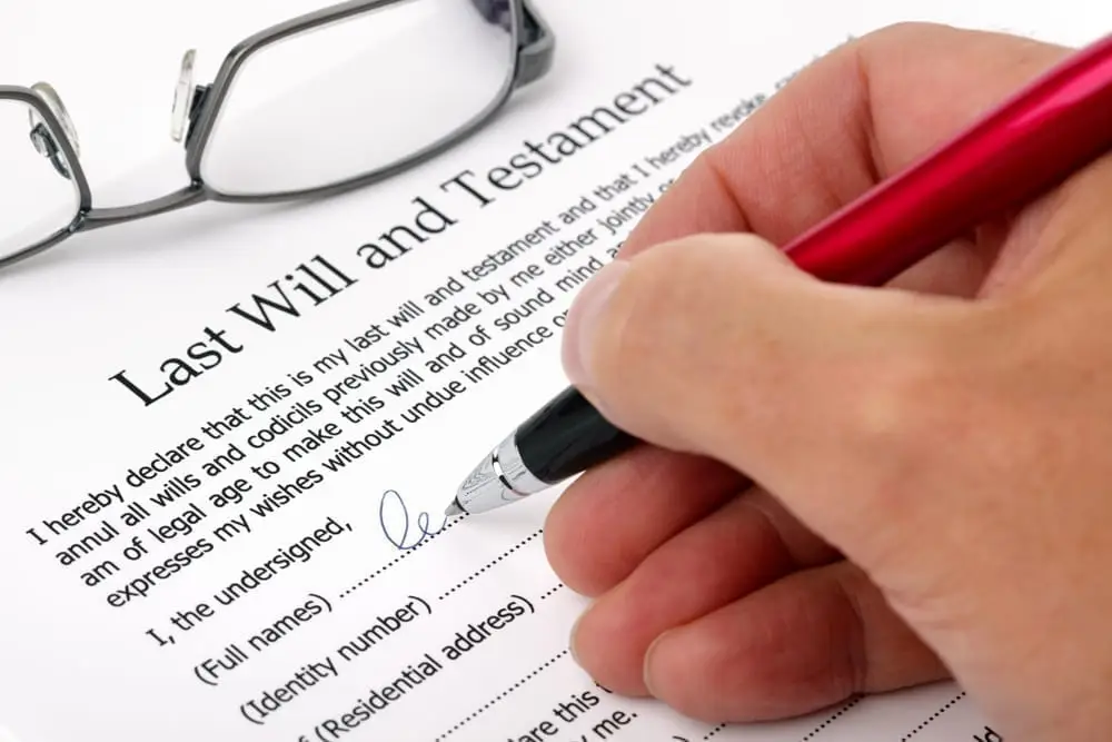 Firma de la Ultima Voluntad y Testamento