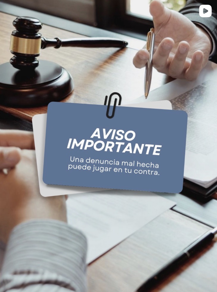 La importancia crucial de una denuncia bien fundamentada